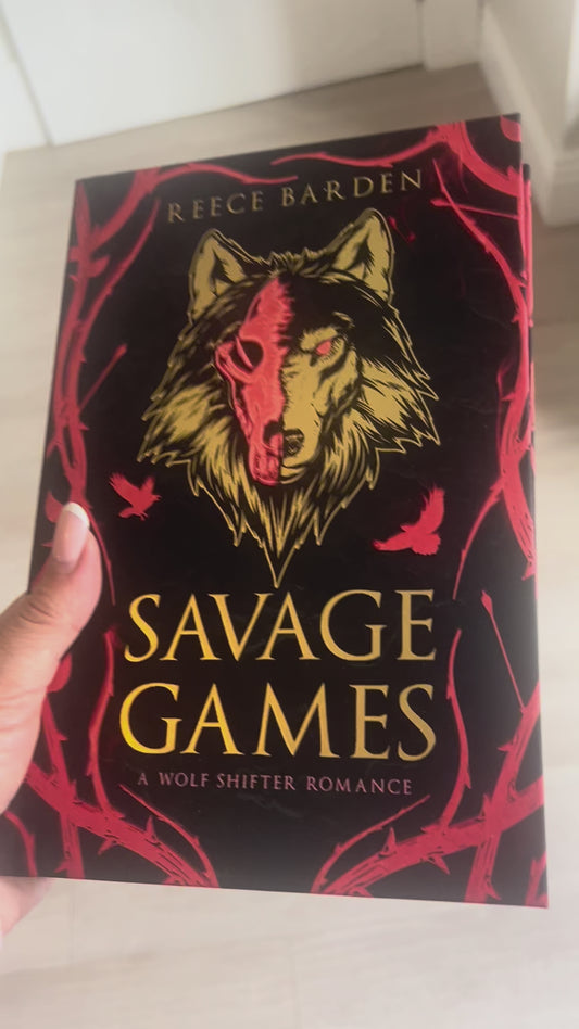 Savage Games Deluxe Foiled Hardback with sprayed edges