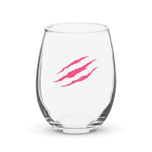 Stemless wine glass